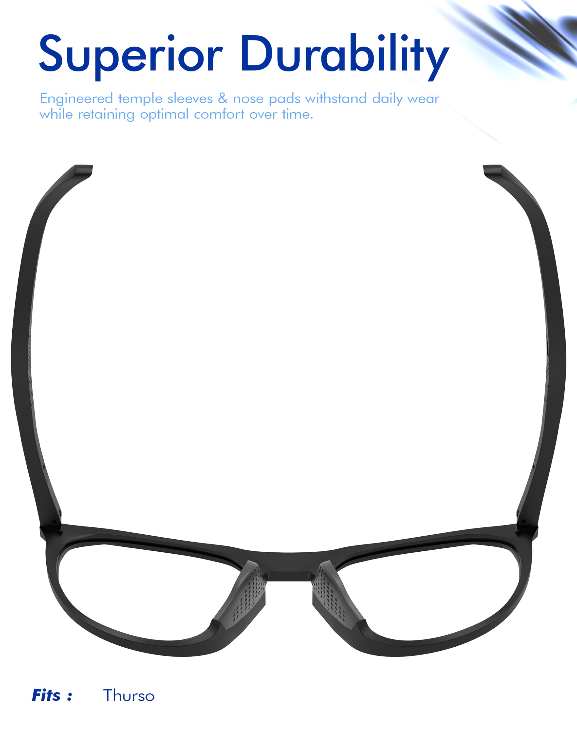 Saucer Coussinets de nez de rechange pour lunettes de soleil Oakley Thurso OO9286 | Thurso Asain Fit OO9286A