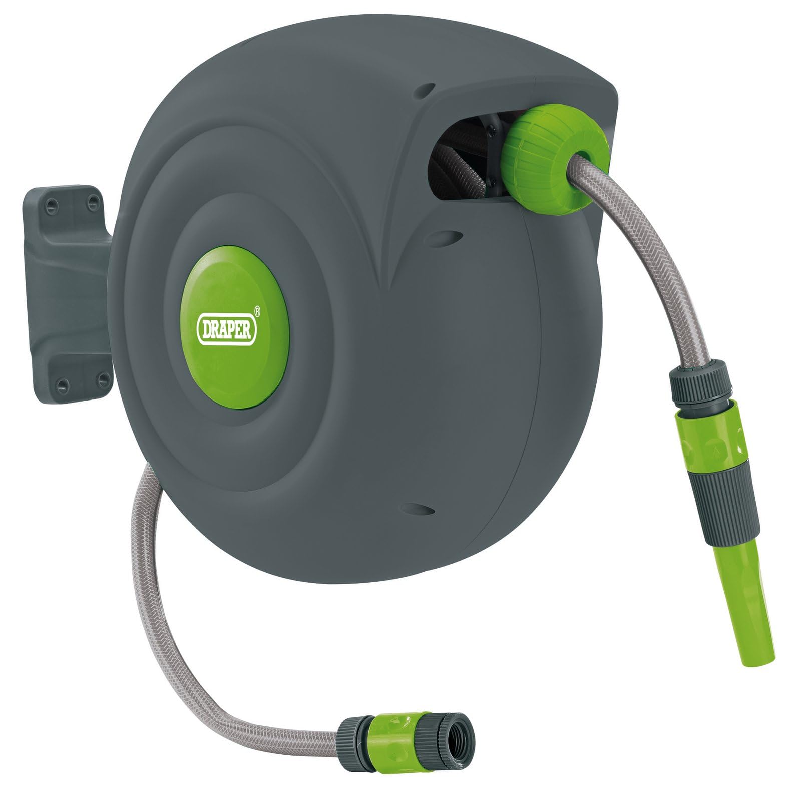 Draper 15046 a Scomparsa da Giardino avvolgitubo, Multicolore, 20 m