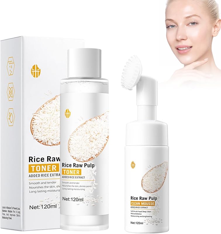 Révélez une peau d'une douceur incomparable avec cet ensemble exclusif comprenant un tonique et une mousse nettoyante au