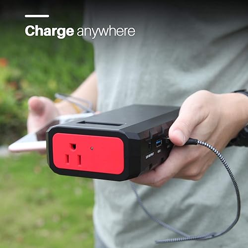 Miniatura 7 de SinKeu Cargador portátil para portátil de 88.8 Wh65 vatios con salida de CA, un paquete de batería portátil de viaje súper y banco de energía para