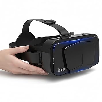 Drumstone® (15-Year Warranty) | VR Headset with Adjustable Lenses – Virtual Reality Glasses for 3D Movies, TV & Gaming | Universal Smartphone Compatibility | Immersive Viewing & Comfortable Design