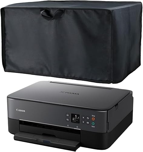 Cubierta antipolvo de impresora para impresoras inalámbricas HP, EpsonCanonBrother, 16 x 12 x 8 pulgadas, protector universal para impresoras, 600D