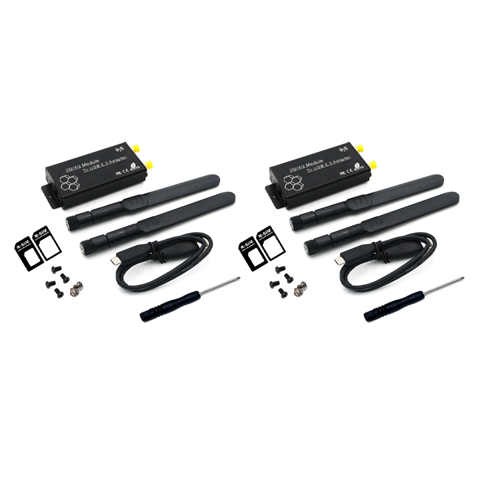 Adaptateur NGFF M.2 vers USB C avec emplacement SIM et alimentation - 8