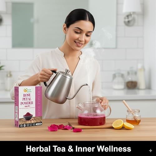 Miniatura 8 de Herbs Botanica Polvo de pétalos de rosa natural, sin químicos para máscaras faciales, cuidado de la piel, belleza de bricolaje, aromaterapia y uso