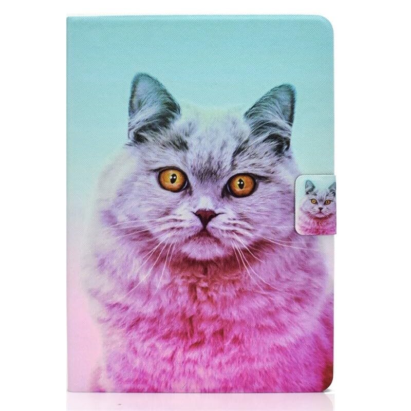 Étui Galaxy Tab A11 8.7 SM-X135 housse de protection tablette chat
