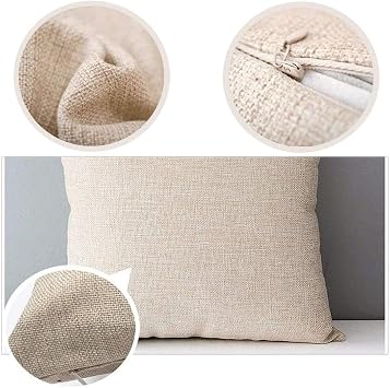 Hello Sunshine Summer Decorative Throw Pillow Covers Sunflower Bee Farmhouse Yellow Square Pillow Coves for Outdoor Patio Sofa Bedroom Car 18x18 Inch