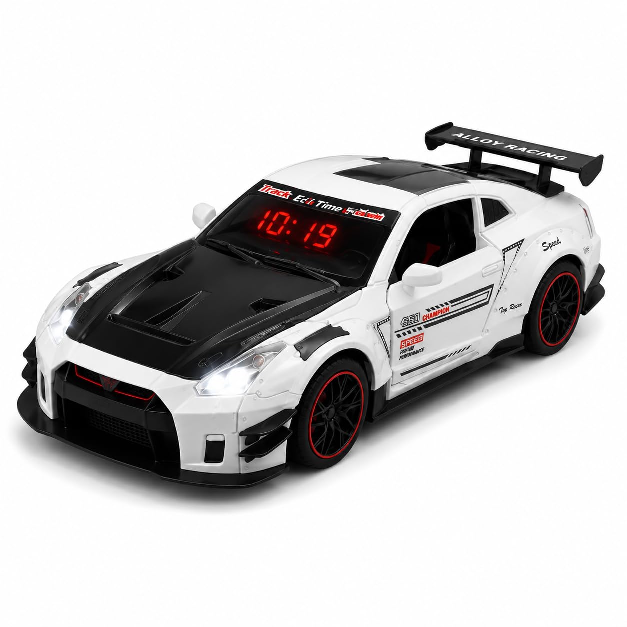 レーシングカー型★★アラームクロック Amazon.co.jp: レーシングカー型 目覚まし時計 LEDデジタル表示