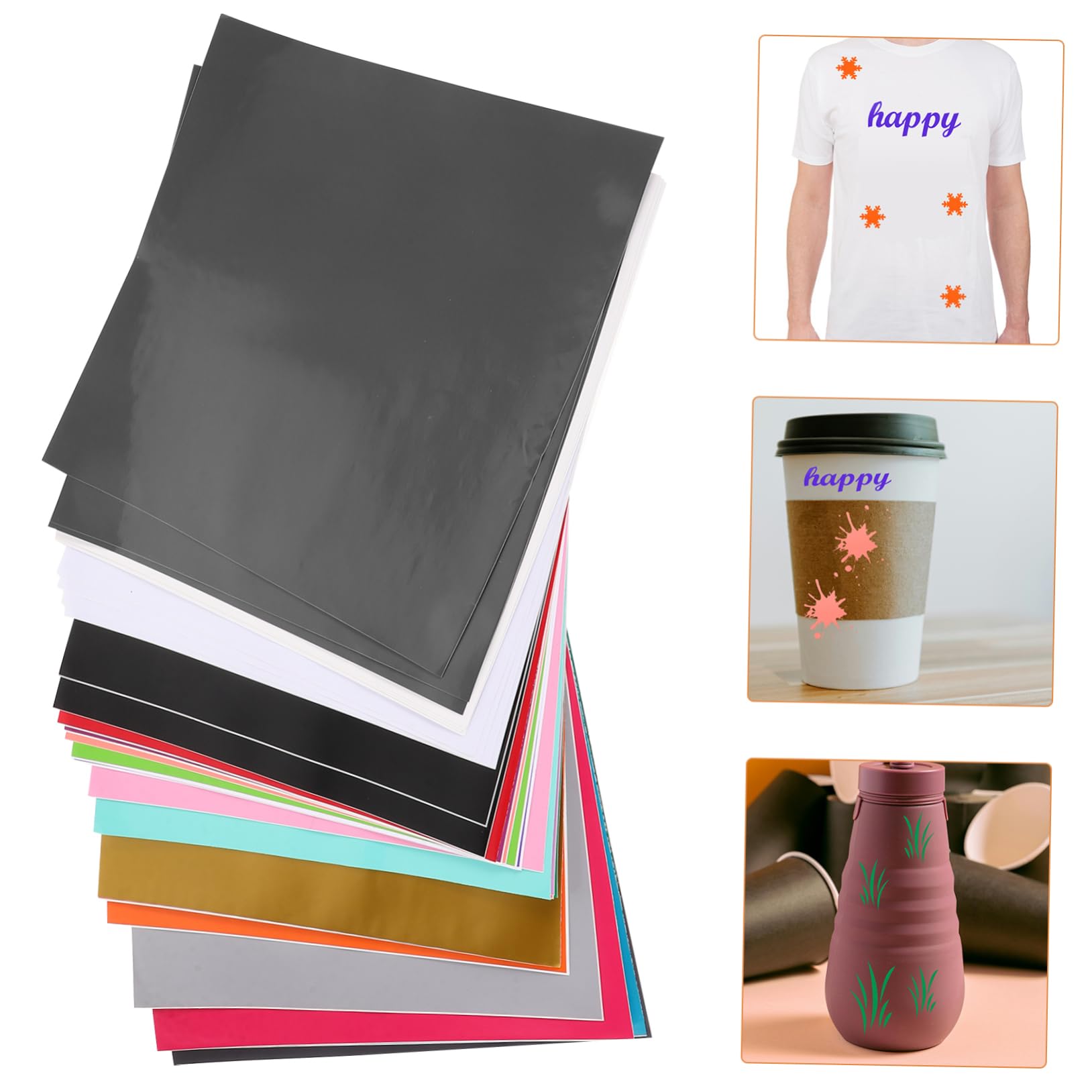 Sublimationspapier 36 Blatt Pvc Selbstklebend für T-shirts und Becher