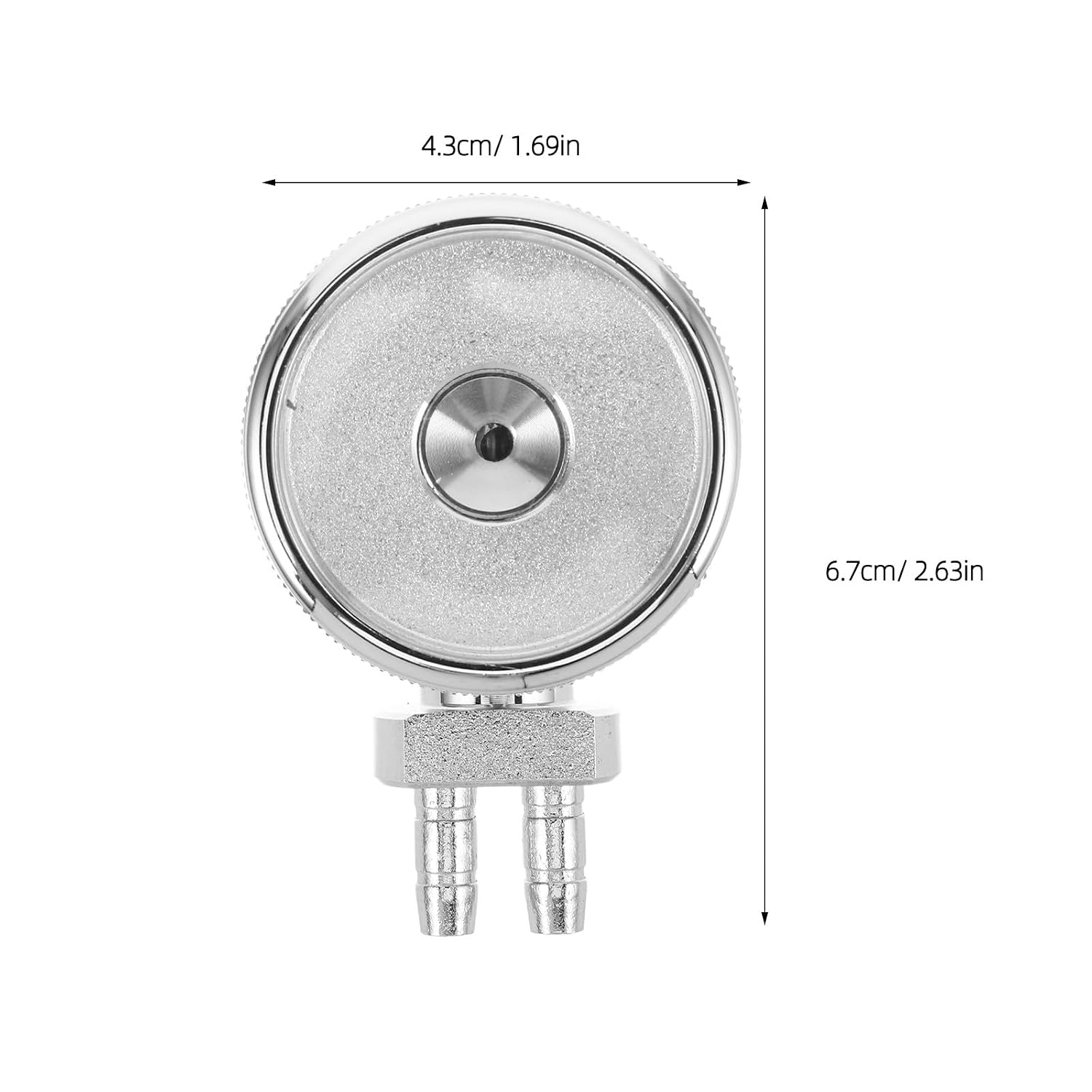Generic Stethoscope Diagnostic Sound Head Replacement: Metal Chestpiece Spare Parts Accessory Kit for Doctor Nursing Clinical Use