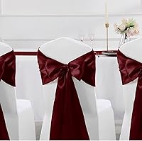 Vista 52 de Manyshofu 12Pcs Satin Orange Table Runner - 12 x 72 Inch Long Size, Party Table Runner Decor Bright & Smooth Wedding Decorations Table Runners for