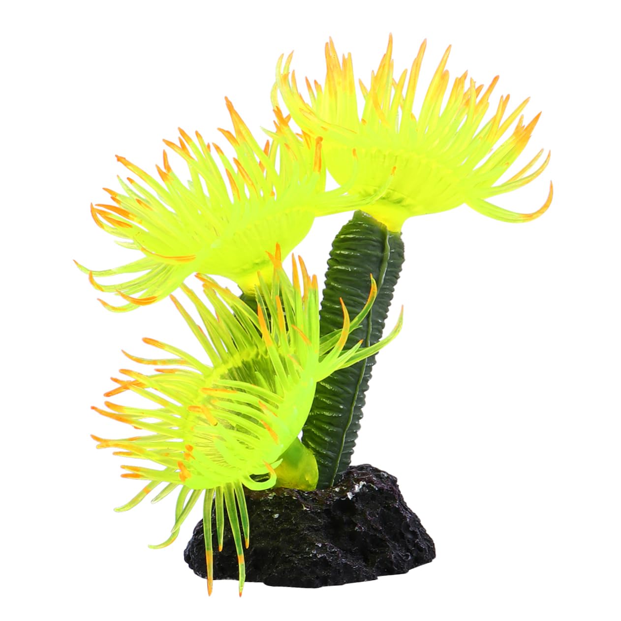 BESPORTBLE 1Pc Artificial Coral for Fish Tank Decoration Coralline Coral Yellow for Aquariums Craftsmanship Artifact