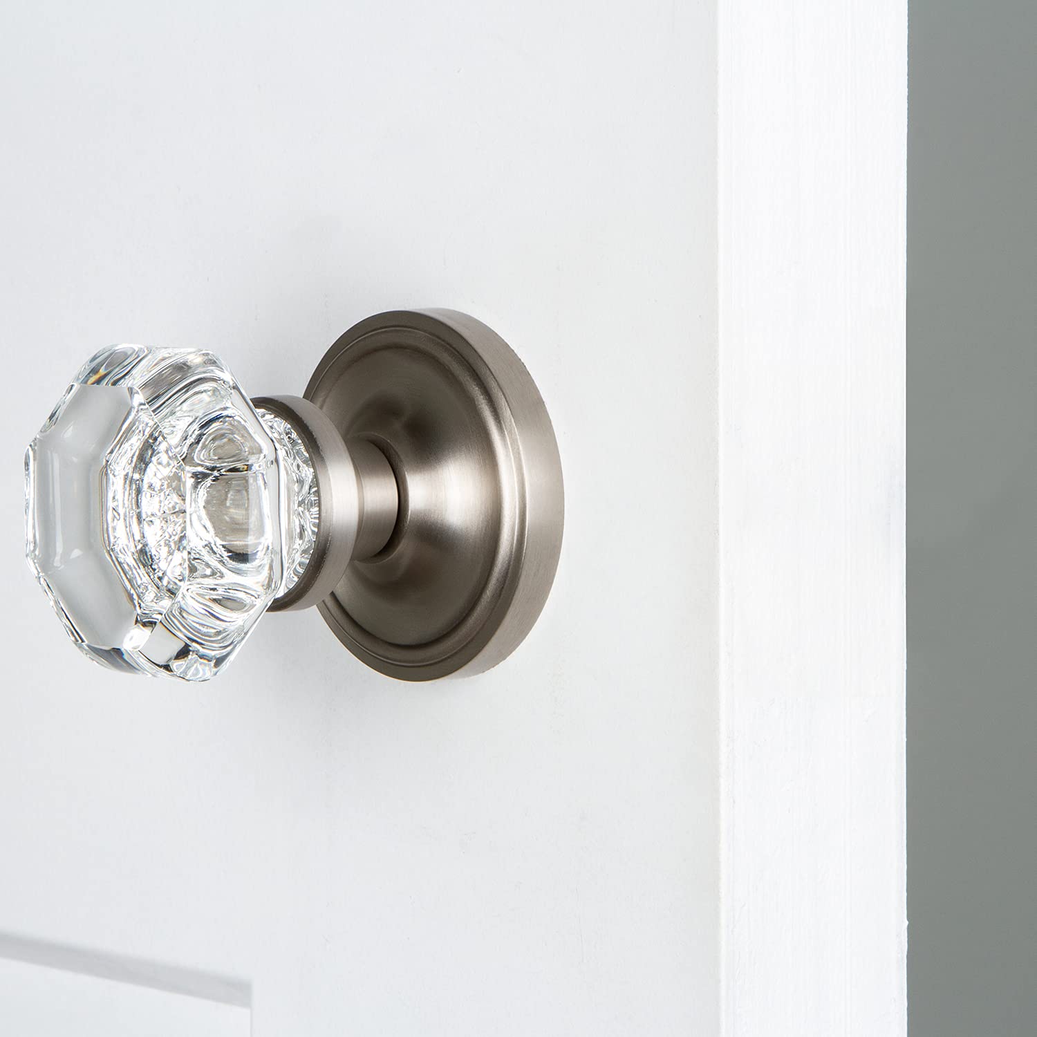 Nostalgic Warehouse Classic Rosette Waldorf Octagonal Round Door Knob