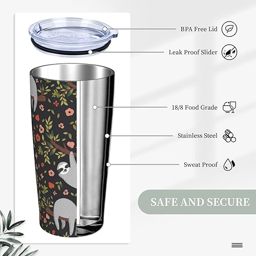 Miniatura 3 de RyomaZC Vaso aislado de acero inoxidable de 20 onzas con tapa popote y cepillo para pajita para café automóvil hogar oficina viajes fiesta