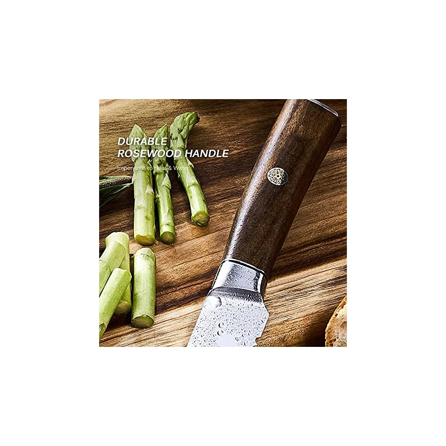 KYOKU-10-Inch-Bread-Knife-Daimyo-Series-Serrated-Knife-with-Ergonomic-Rosewood-Handle-and-Mosaic-Pin-Japanese-440C-Stainless-Steel-Bread-Cutter-with-Sheath-and-Case KYOKU 10 Inch Bread Knife - Daimyo Series - Serrated Knife with Ergonomic Rosewood Handle, and Mosaic Pin - Japanese 440C Stainless Steel Bread Cutter with Sheath and Case