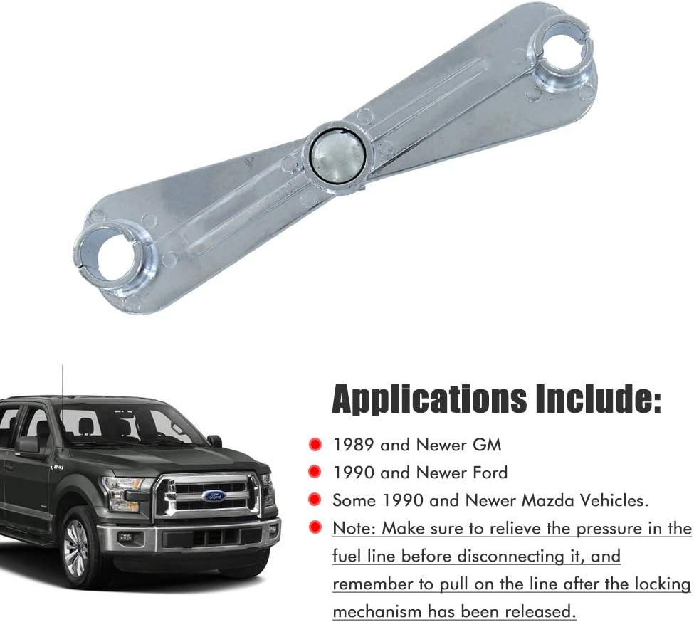 Scissor Fuel Line Disconnect Tool for 3/8 inch and 5/16inch Easy Separation of Quick Disconnect Style Fittings use on Fuel, Heater, and A/C Line Service Compatible with GM, Ford, Mazda Vehicles : Automotive
