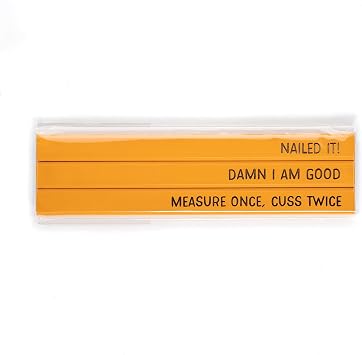 Carpenter Pencil Bundle Yellow, Funny