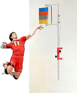 YAZGAN Vertical Jump Trainer for Basketball, Wall Mounted Vertical Jump Tester Equipment with Vanes, 70cm Fitness Jump Height Measurement Device