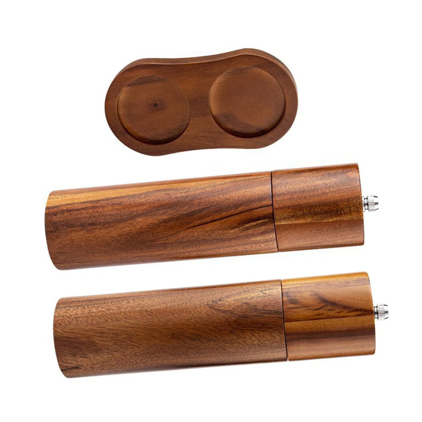 Macina Pepe e Manuale Ricaricabile per Chicchi di Caffè e Pepe con Vassoio Design Semplice e Multifunzionale Gadget da Cucina Utile