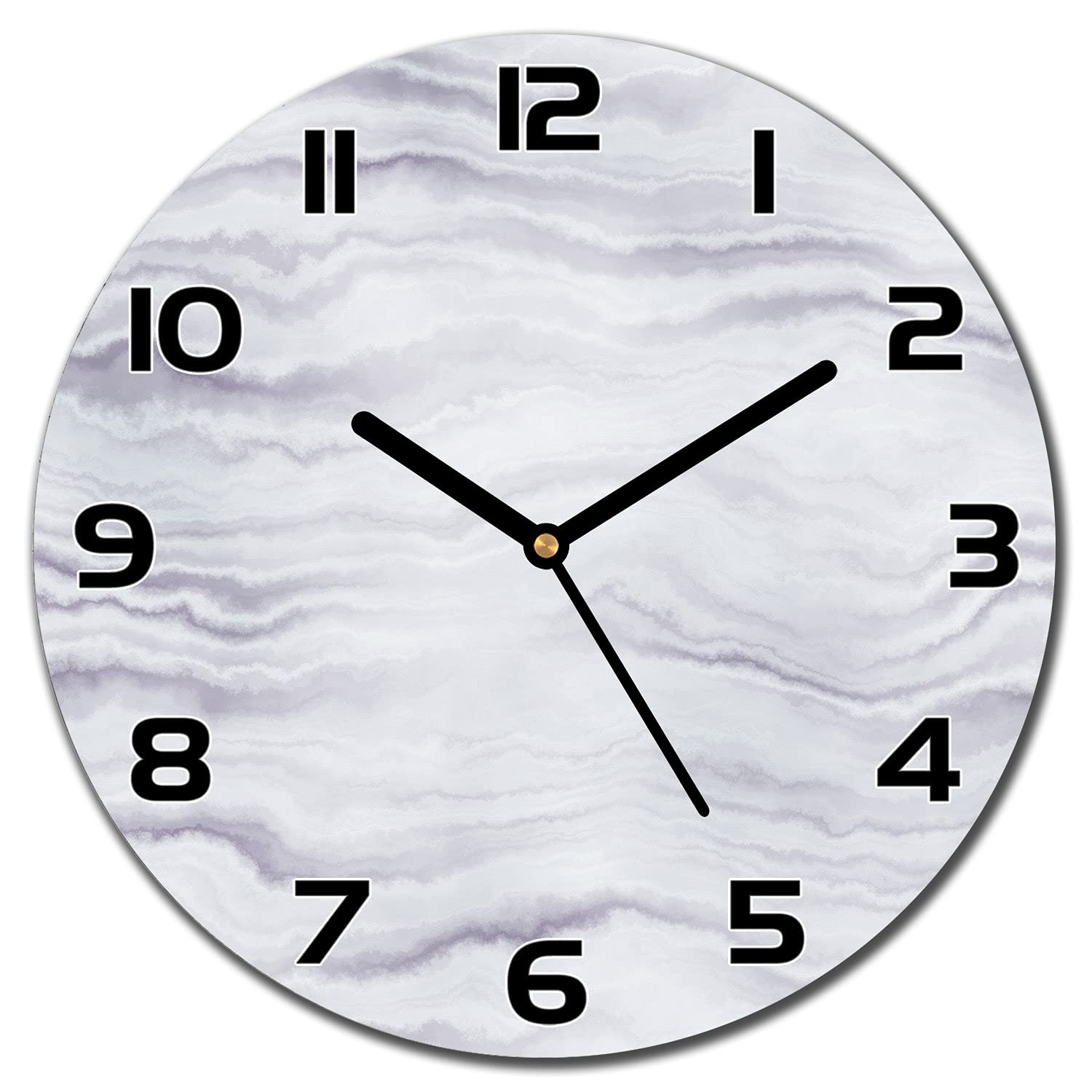 Horloge en verre de sécurité moderne impression haute définition