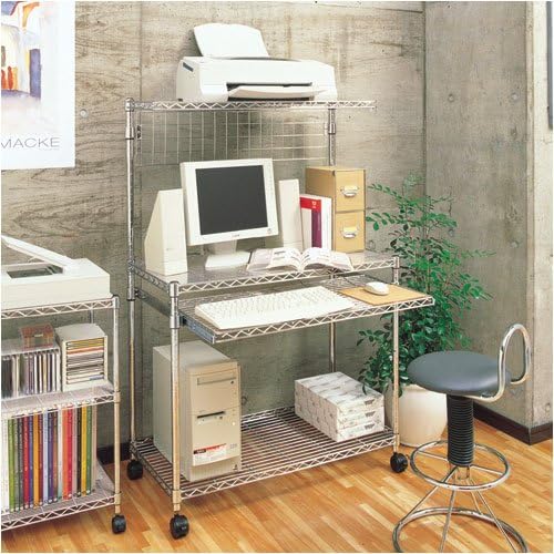 アイリスオーヤマ メタルラックパソコンデスク Mrp 914 Amazon Co Jp