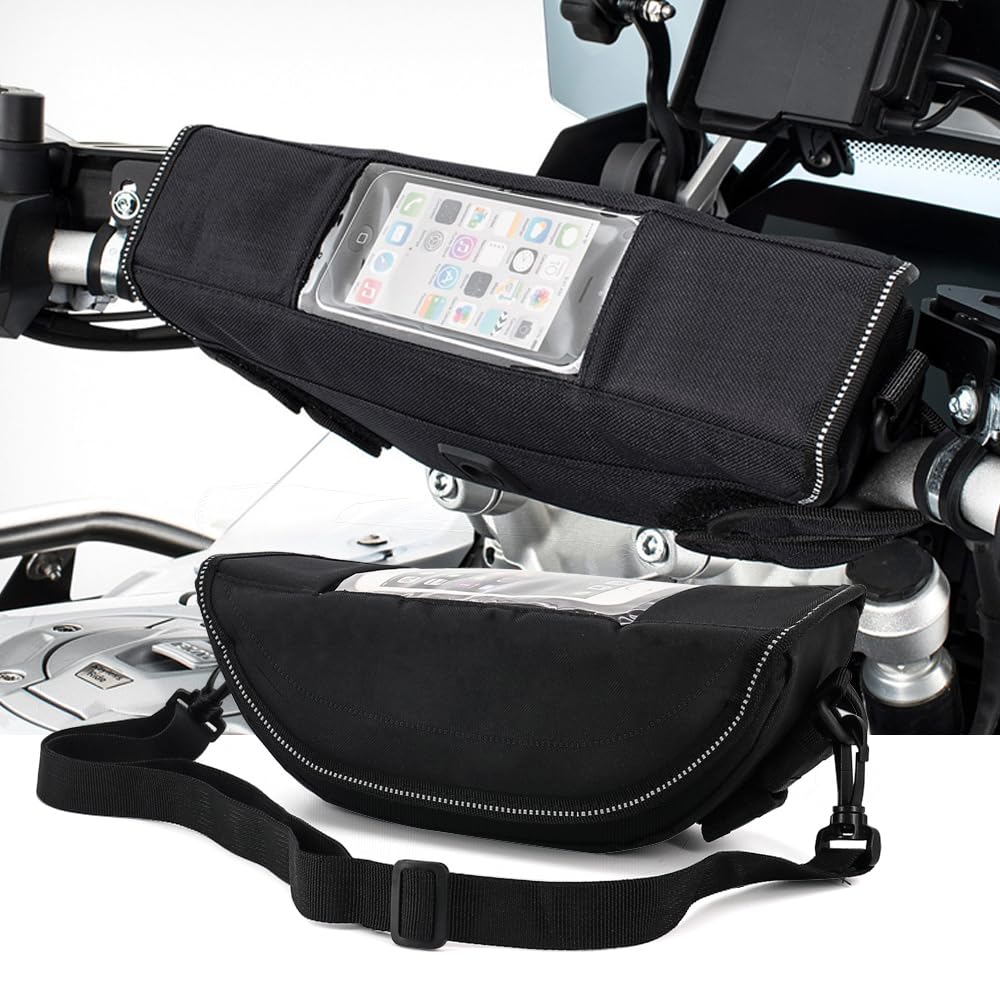 Yemenren-KK Motocycle Bag, Head Bag Motorcycle Navigation Bag Waterproof Bag Front Bag Waterproof Handlebar Bag Front Bag Shoulder Bag Waist Bag