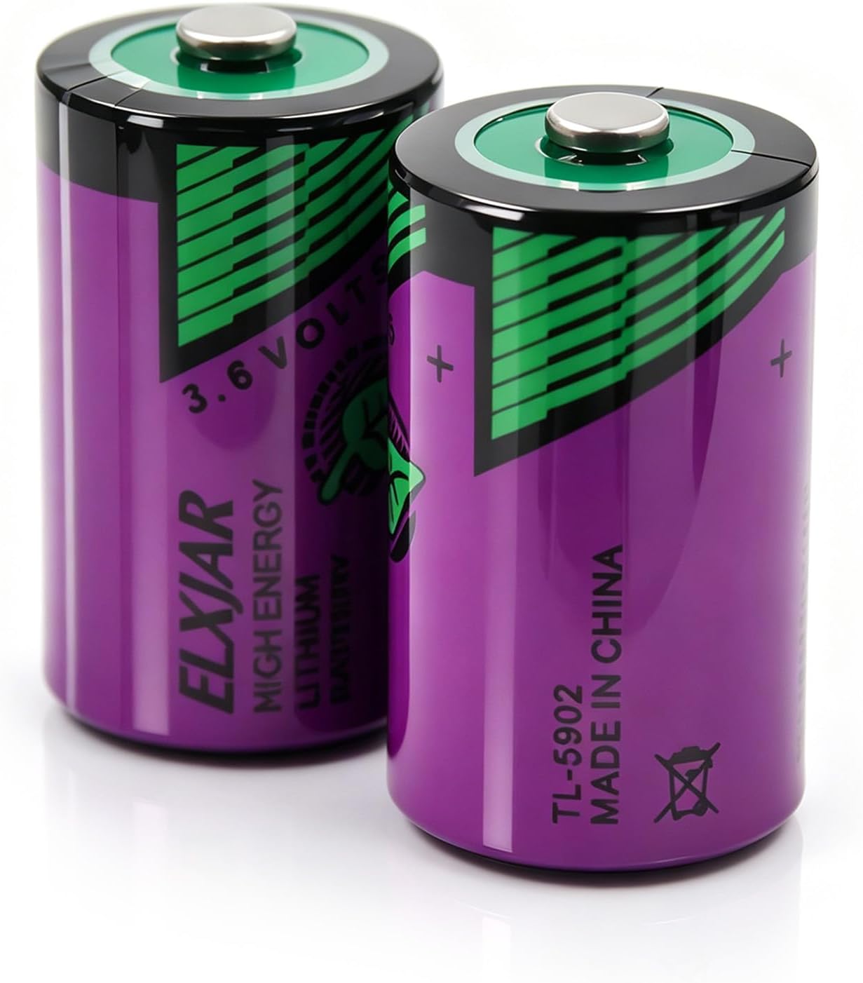 (2-Pack) 3.6V 1200mAh TL-5902 1/2AA Battery for Tadiran TL-5902/S