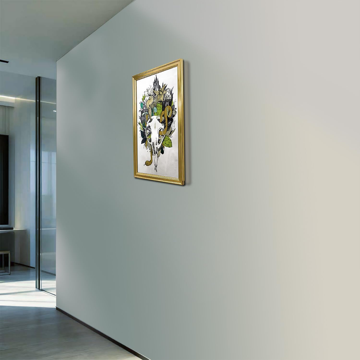 Picture Frames Gold, Gallery Style 16x24 Photo Frame for Wall Art, Fits 14x22 Photos, Modern Poster Frames for Prints and Artwork, Vertical or Horizontal Display - 1 Pack Artwork