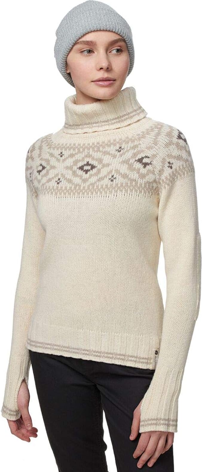 Devold Ona Women S Round Sweater Black Grey 2020 Midlayer Amazon De Fashion