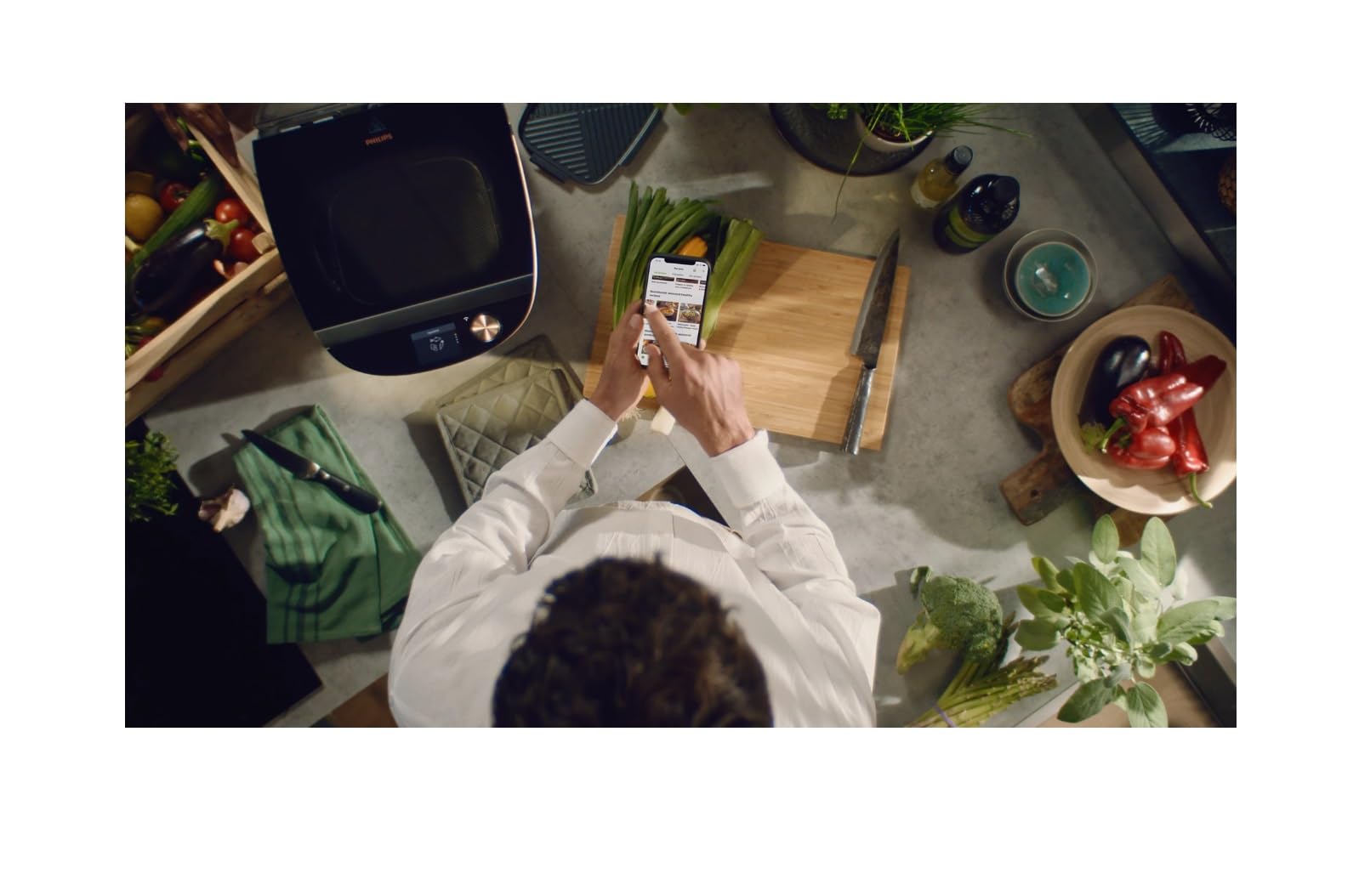 Mijoteur Philips Air Cooker Séries 7000 NX0960/96 1650 W Noir et Cuivre