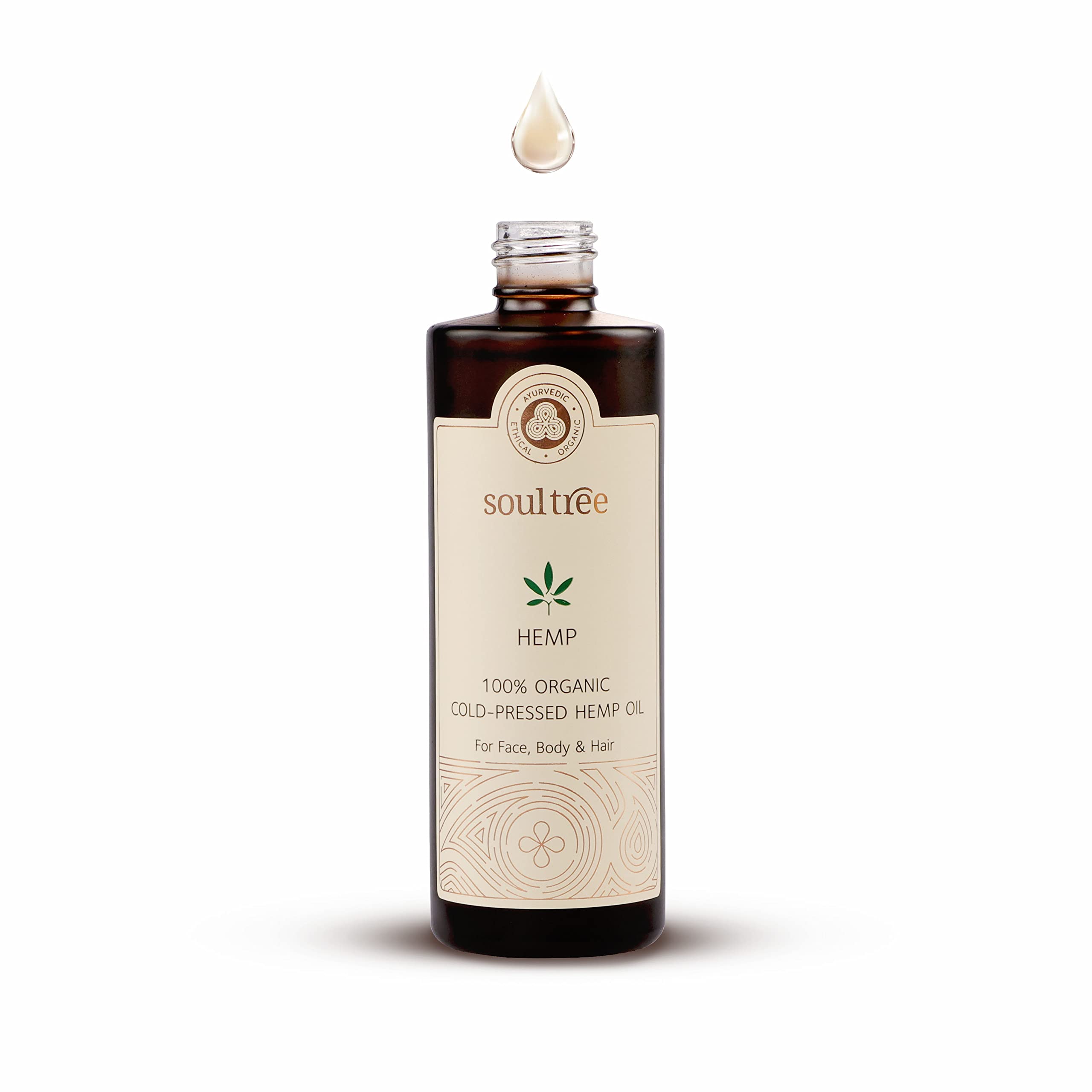 SoulTree 100% Organic Cold Pressed Hemp Oil - 100ml-image-45