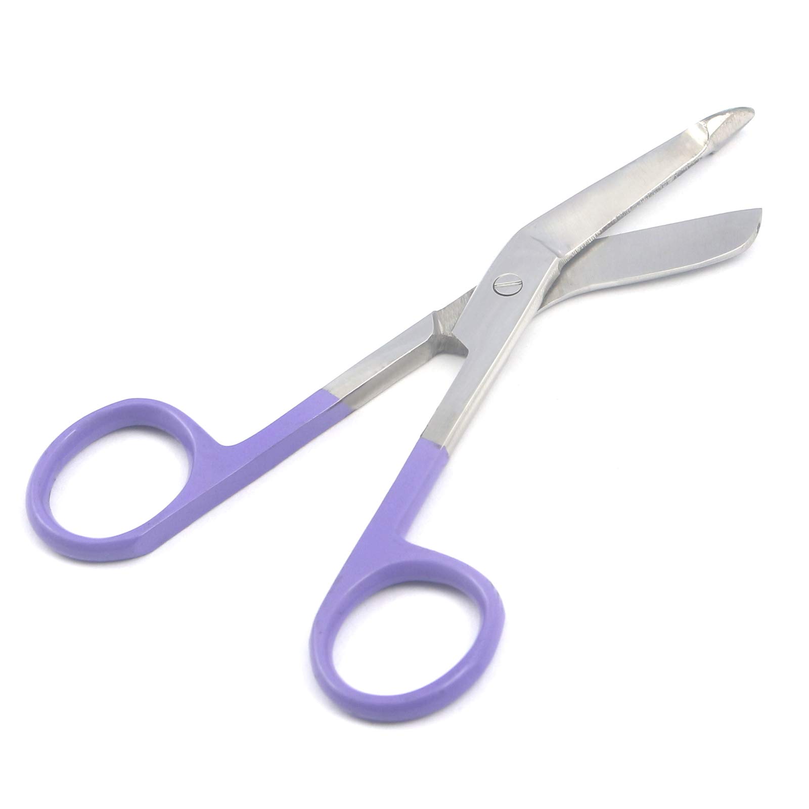 OdontoMed2011 (Purple) Lister Bandage Scissors - Color Coated Handles, 4.5
