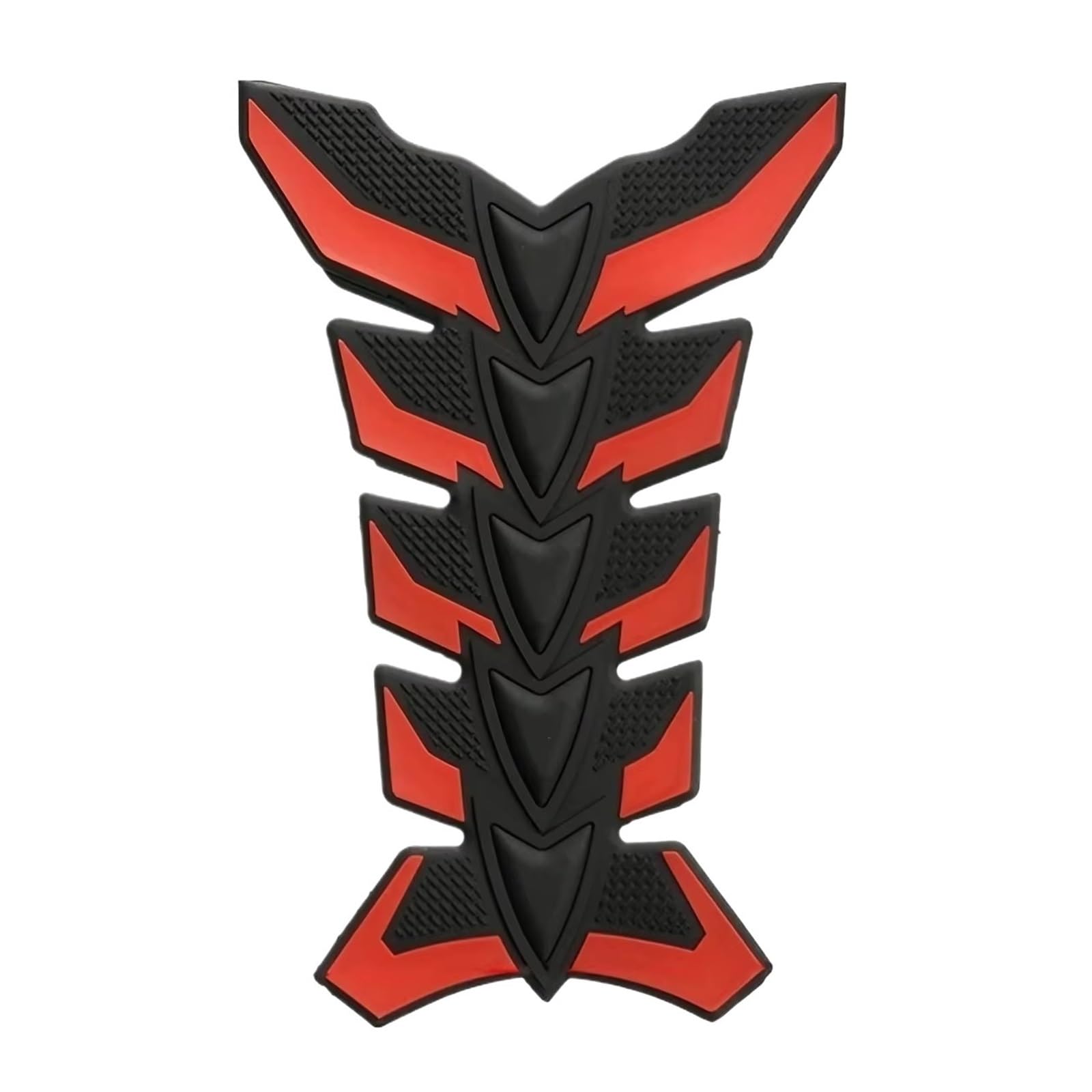 Pljgdvbx Red Motorcycle Gas Tank Sticker Carbon Fiber Fishbone Stickers Motorcycle Tank Pad Protector For Universal General Purpose Replacement Kit Accessories