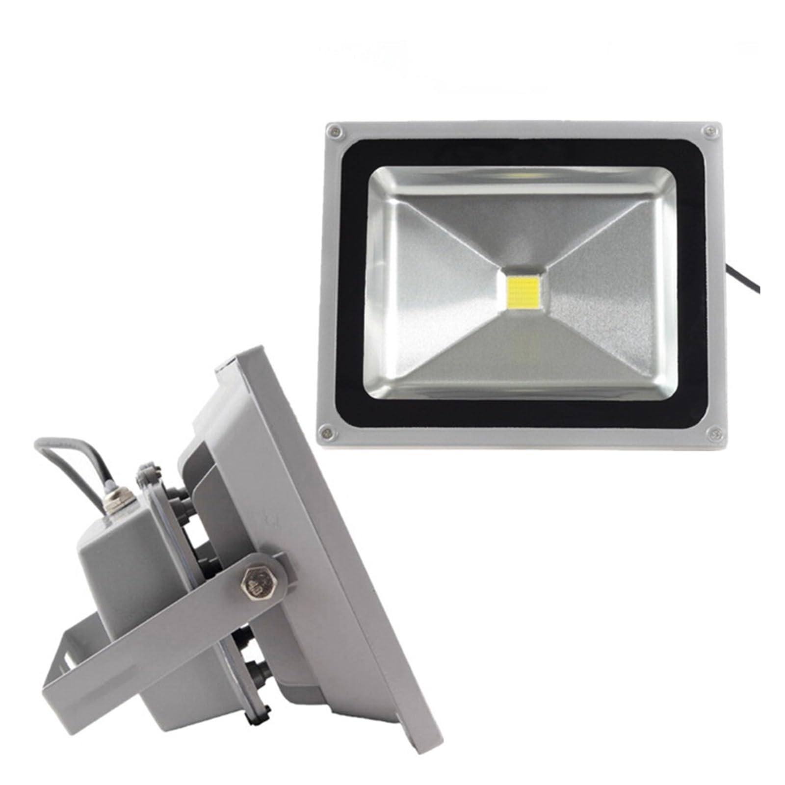 1 Pezzo 30W 50W 100W LED Ad Alta Potenza Proiettore Lampadina Illuminazione Lampada Da Esterno Faretto Lampade Da Parete Faretti da Esterno(Warm White,100W)