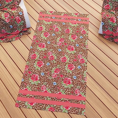 PETTI Artigiani Italiani, Microfiber Beach Towel, Beach Towel, Beach Towel, Beach Towel, Beach Towel, Large 90x180 cm