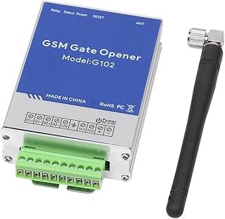 Automatic Sliding Gate Opener G102 GSM Gate Opener Mobile Phone Remote WiFi Controller Wireless Remote Control Door Access Free Call for Smart Home Garage Pure Copper Motor, Durable and Reliable