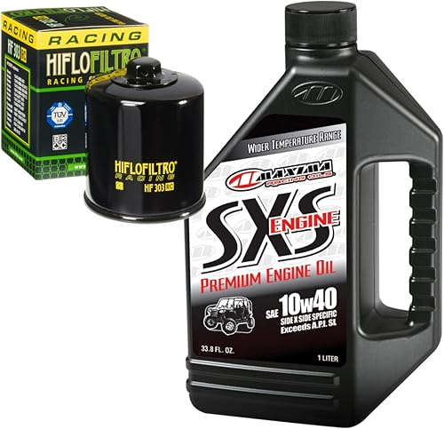 RAD Powersports Kit de cambio de aceite y filtro para Polaris 2009 Sportsman 500 Efi SXS 10W-40