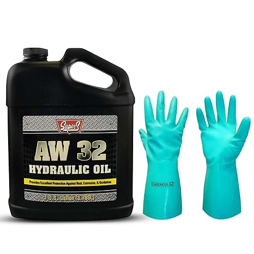 Líquido hidráulico de alta resistencia - Aceite hidráulico AW 32 - 1 galón - Aceite de compresor para gatos hidráulicos, divisores de troncos y