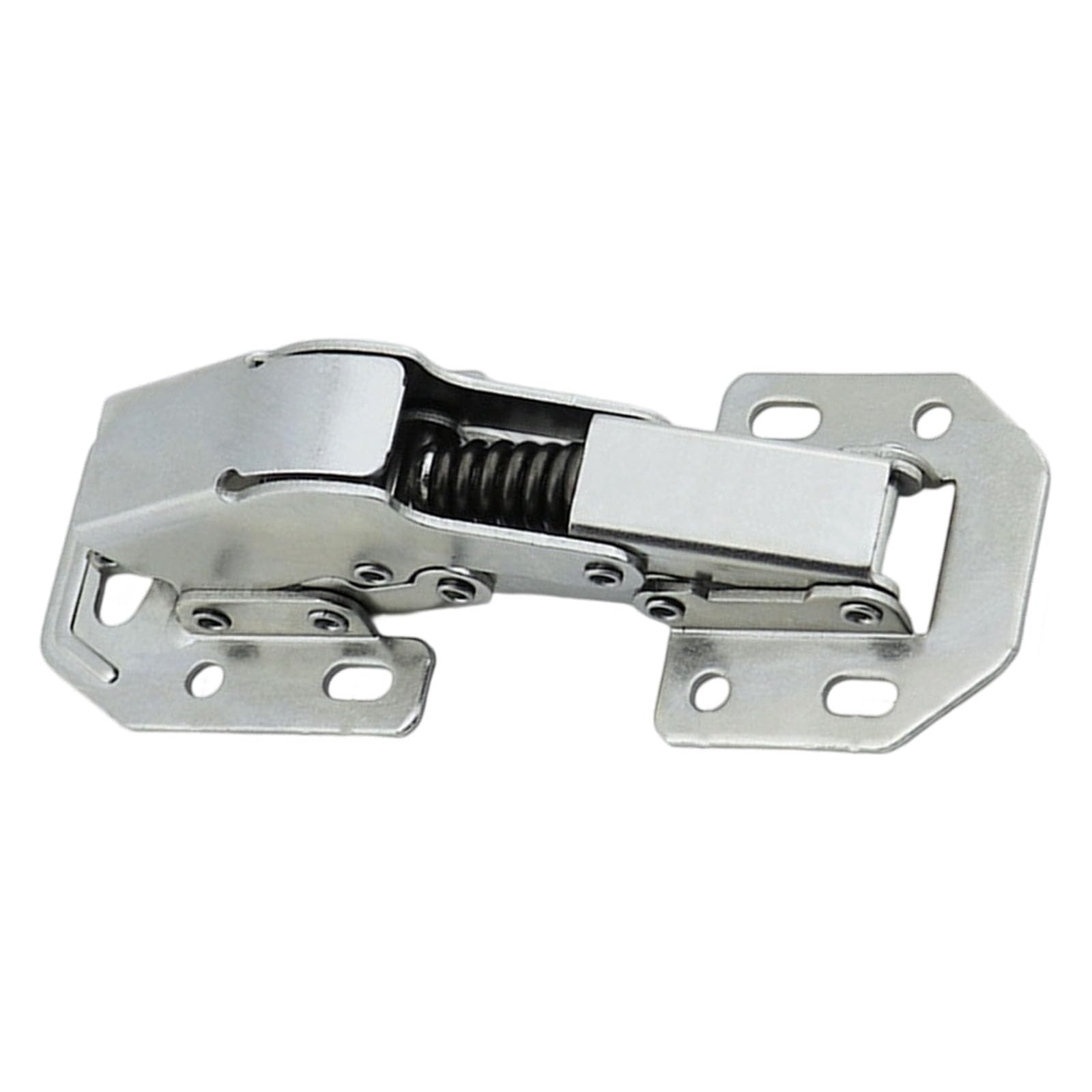 2 Tool-Free Bearing Fastener Set, Quiet Shut Screw-on Hardware for Closet Cabinet Boards Child Safe Cabinet Hinges