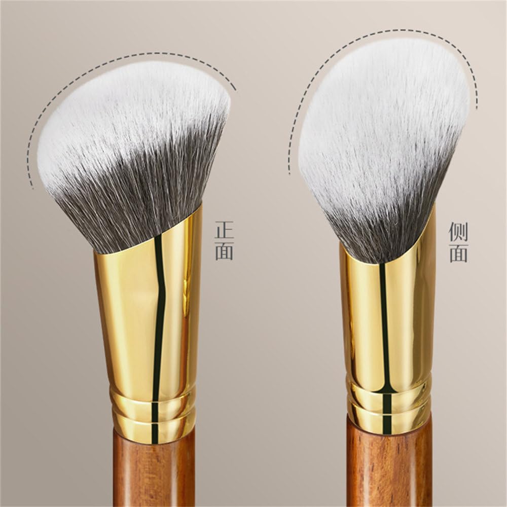 Angled contour brush, liquid or cream powder, angled side profile, facial contouring makeup brush,Contouring Brush,1PCS