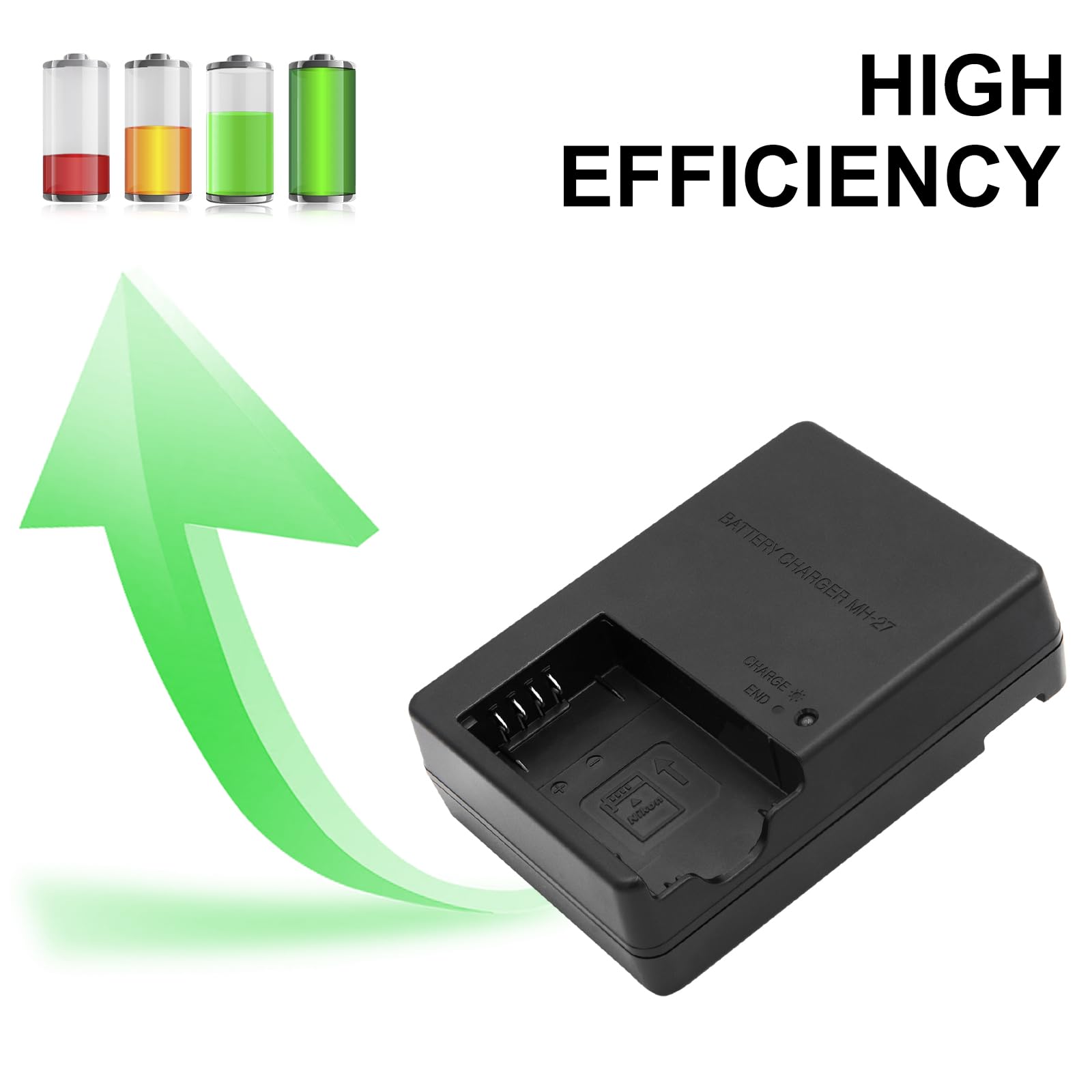 Chargeur MH-27 Pour Batterie Nikon EN-EL20 / EN-EL20a - Compatible Avec Coolpix P950, P1000, Appareils Nikon 1 Series - 7