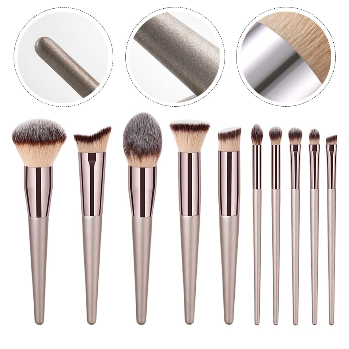 FRCOLOR 30 Piezas juego de brochas de maquillaje pincel de maquillaje profesional kit de brochas de maquillaje brocha de maquillaje herramienta de pincel de maquillaje cepillo de base