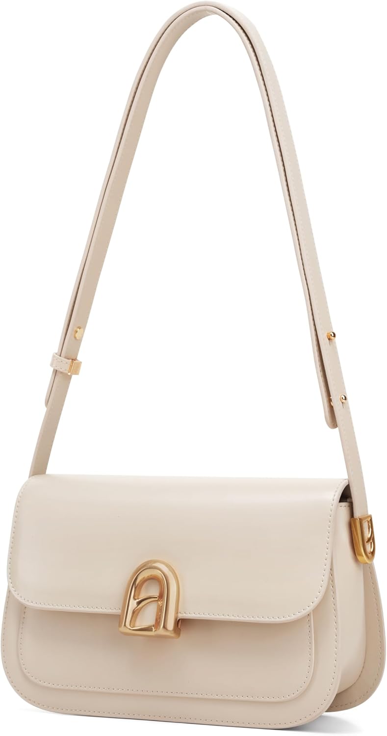 LAFESTIN Genuine Leather Shoulder Bag for Women with Adjustable Strap, Crossbody Purses For Women, Designer Inspire Handbags