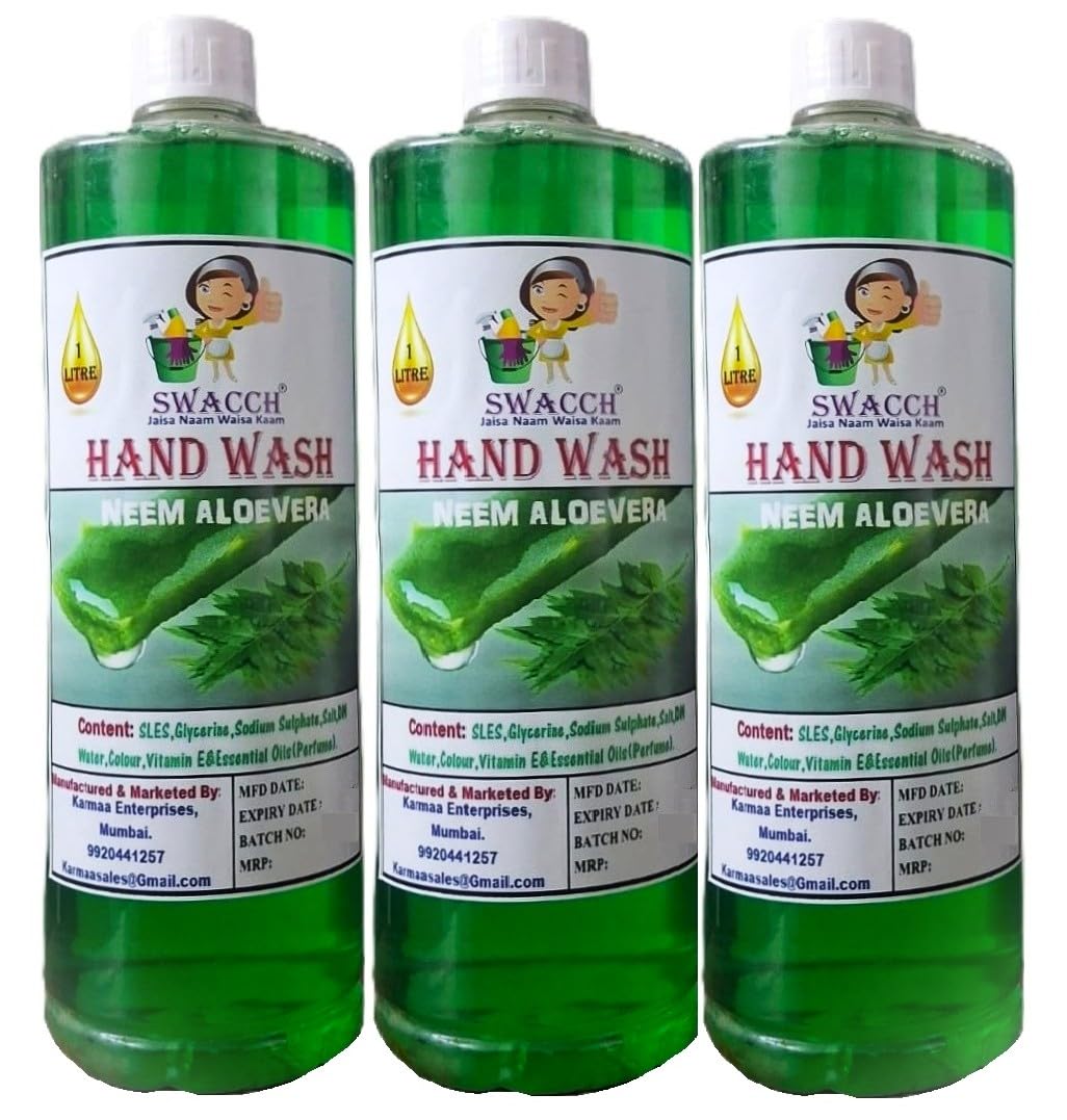 generic swacch Hand Wash (1 Litre) (Pack of 3) Neem Alovera-picture-38