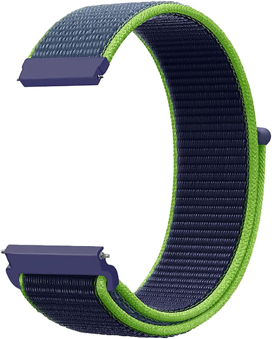 [earth reborn] Amazfit Smart Watch Nylon Loop Replacement Band Replacement Band Strap Watch Replacement Strap Replacement Strap for Bip U/Bip U Pro/GTS/GTR 42/GTS 2/GTS 2 Mini/GTS 2e/Zepp E/GTR 47/GTR