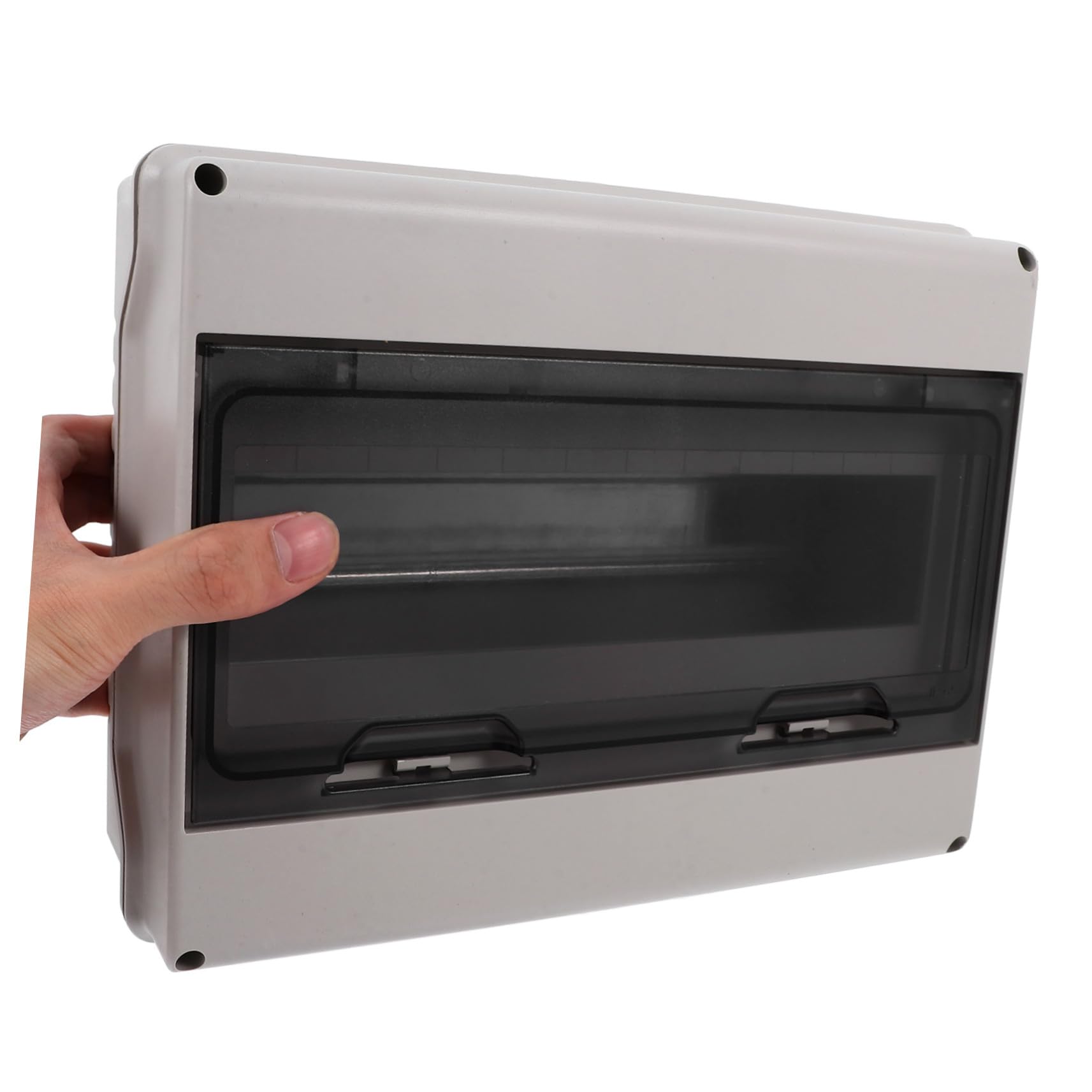 Wasserdichte Außenanschlussdose Verteilerbox mit Transparentem Klappdeckel Din Norm Elektrische Verteilerbox für Haus Wohnmobil Solarinstallationen Wetterfeste Stromverteilerbox