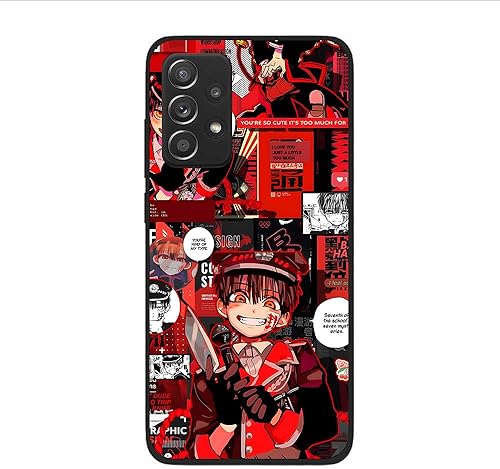 Fundas ultradelgadas de silicona líquida mate, protección suave, antiarañazos, a prueba de golpes, compatible con Samsung Galaxy A52 5G, Anime