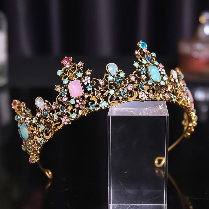 Crystal Tiara for Women, Elegant Rhinestone Bridal Crown, Princess Headdress for Weddings, Proms & Special Occasions
