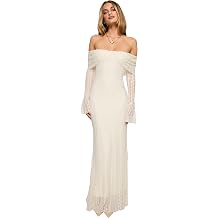 Princess Polly Womens Perdita Long Sleeve Lace Maxi Dress