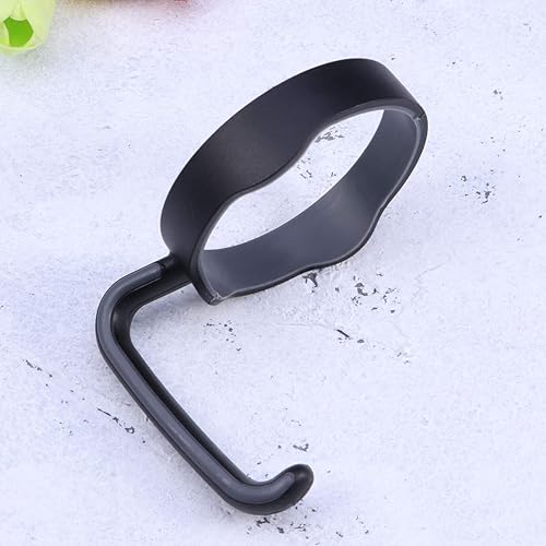 Miniatura 6 de Hemoton Mango térmico para vasos de 20 onzas, mango térmico para vasos, mango de vaso para vasos de acero inoxidable de 20 onzas (negro)