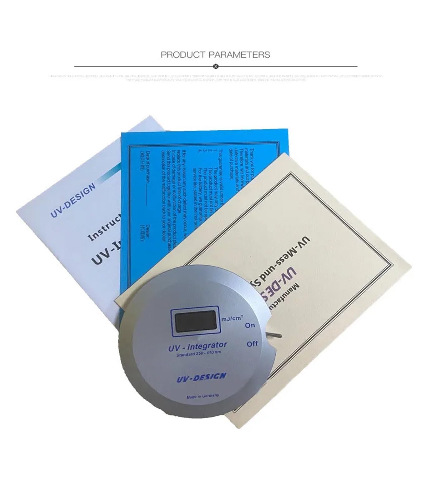 Medidor UVB Digital Medidor de energía UV-150, integrador UV, radiómetro, medidor Joule, Rango Prueba: UV250-410 NM, 0-5000 MW/cm², 0-999999 MJ/cm²(UV-140)